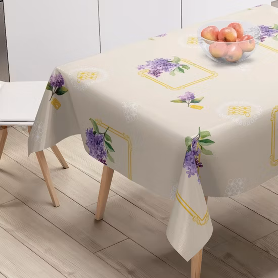 정원 공장 높은 투명도 OEM 도매 인쇄 테이블 매트에 대한 PVC 저렴한 식탁보 커버 천 주방 플라스틱 천