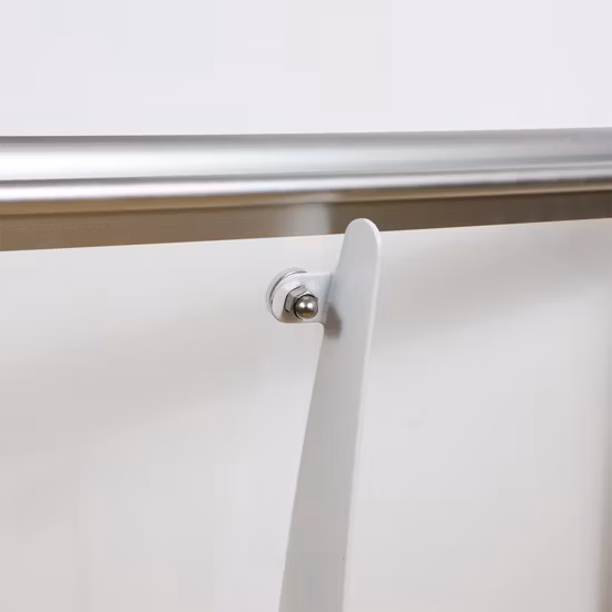 2.95FT*4.59FT 야외 폴리카보네이트 캐노피 파티오 커버 도어 창문 차양